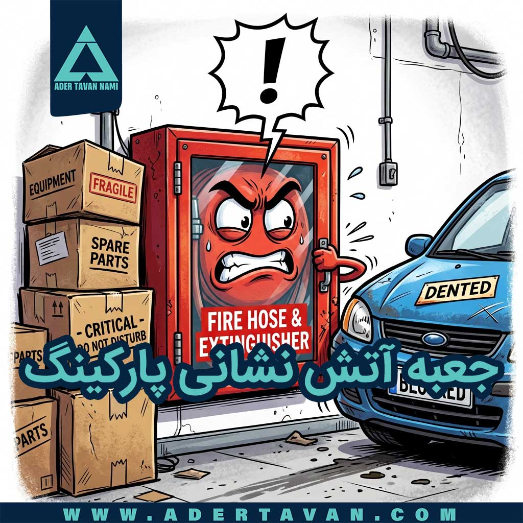 جعبه آتش نشانی پارکینگ