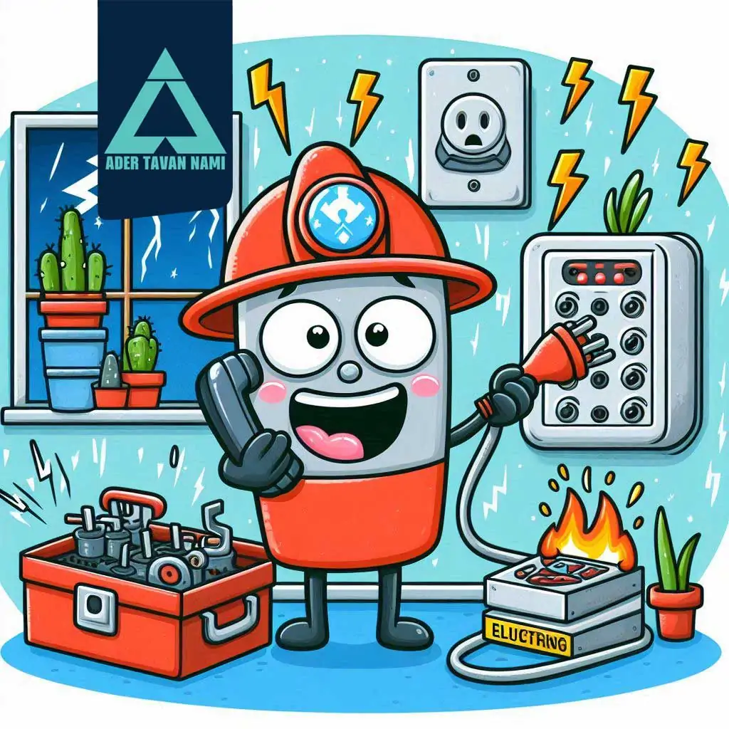 آتش سوزی الکتریکی ( آتش سوزی ناشی از برق )