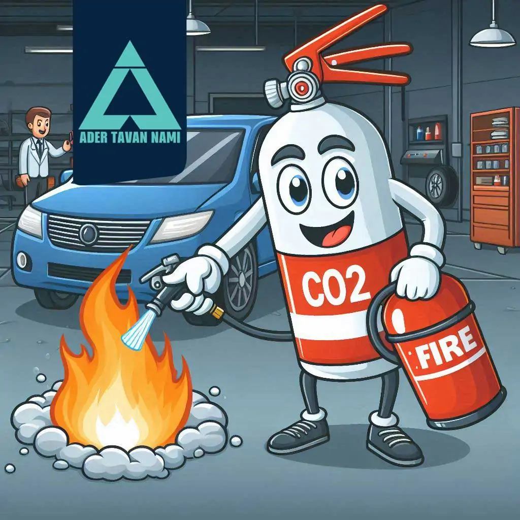 کپسول آتش نشانی co2 ( کپسول های آتش نشانی دی اکسید کربن )
