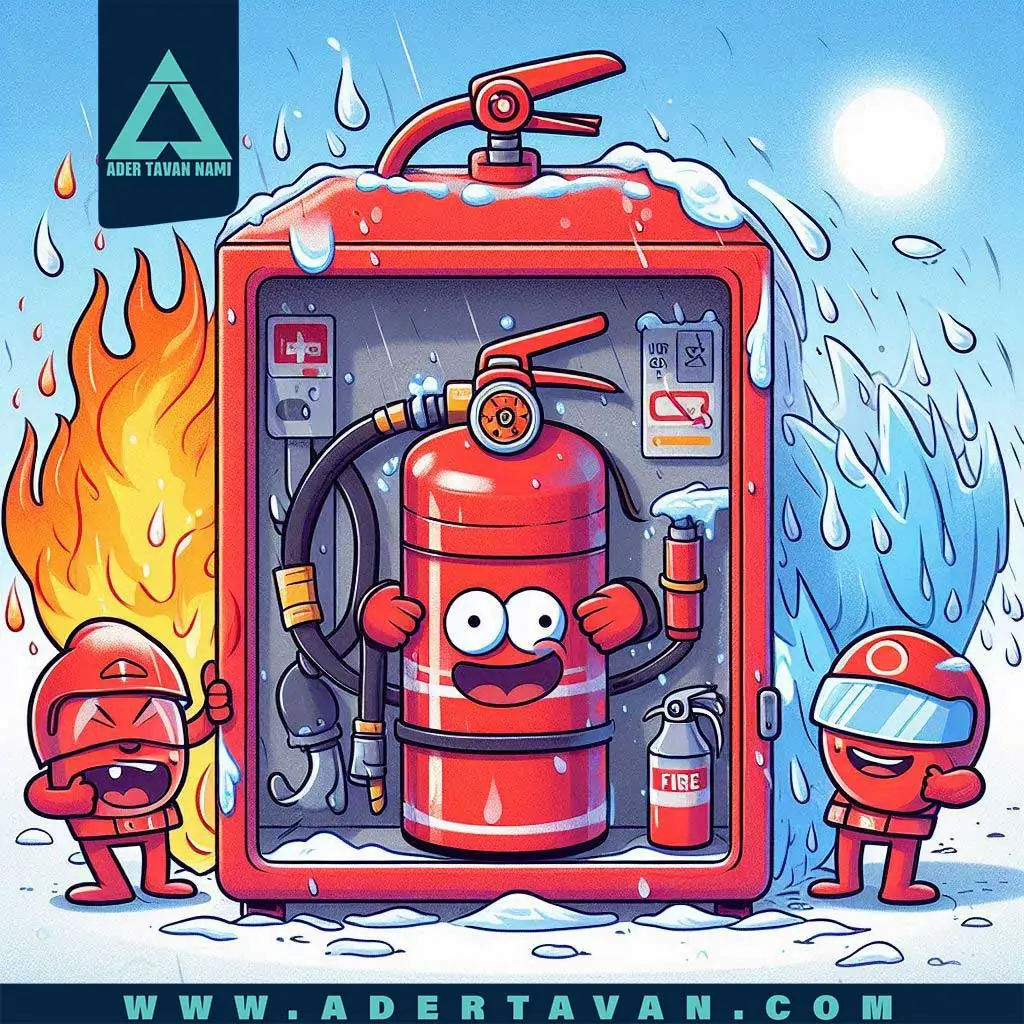 نصب جعبه آتش نشانی