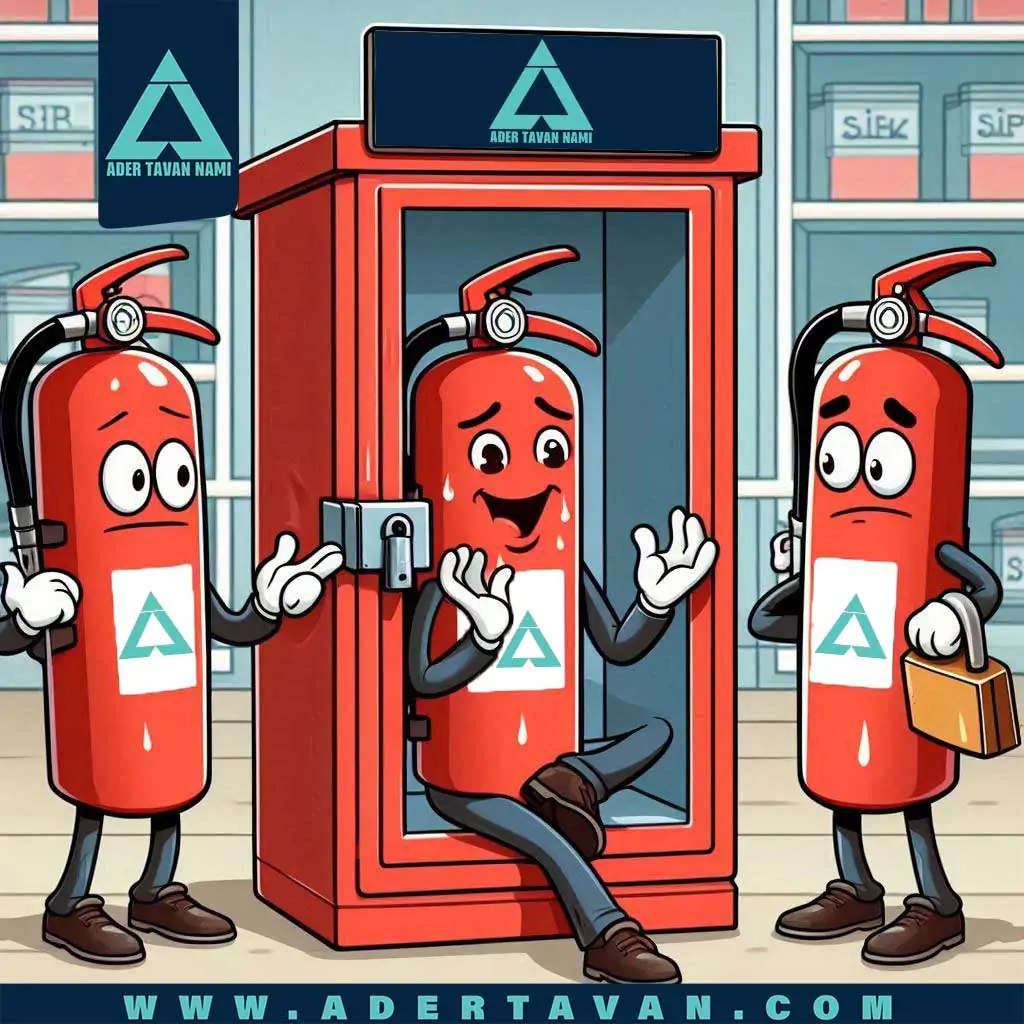 نصب جعبه آتش نشانی