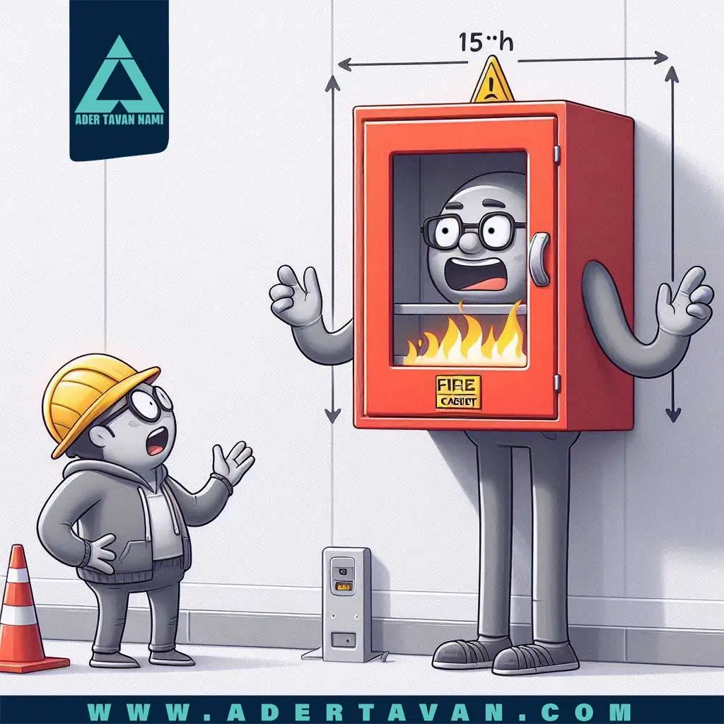 نصب جعبه آتش نشانی