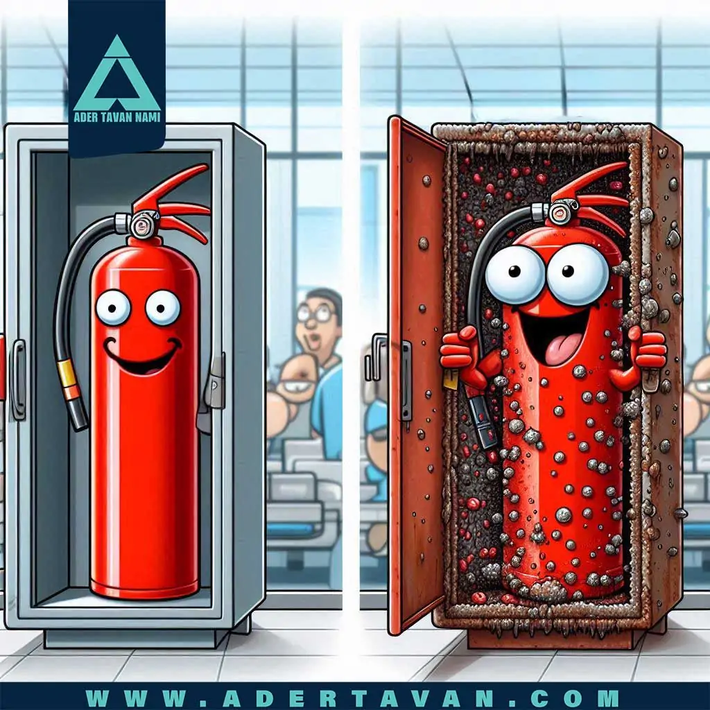 جعبه آتش نشانی بیمارستان