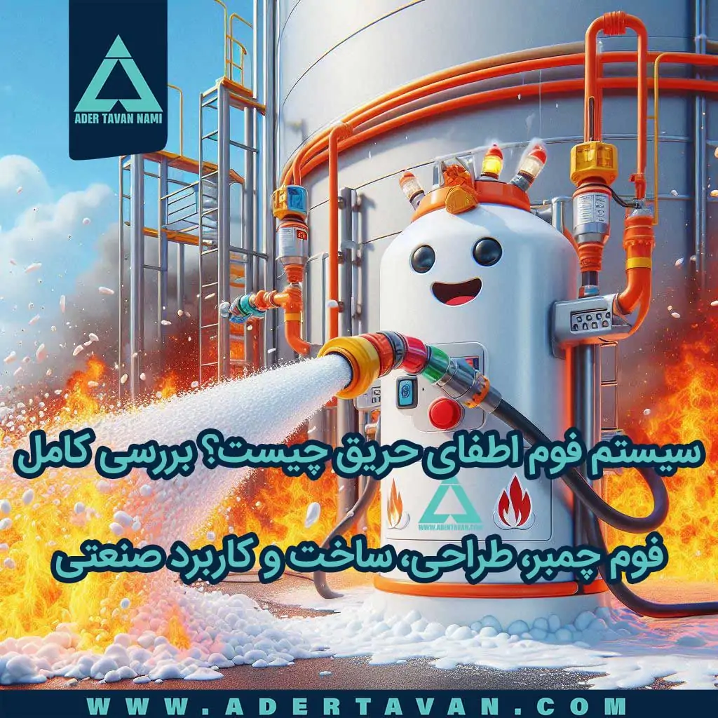 سیستم فوم اطفای حریق چیست؟ بررسی کامل فوم چمبر ، طراحی ، ساخت و کاربرد صنعتی