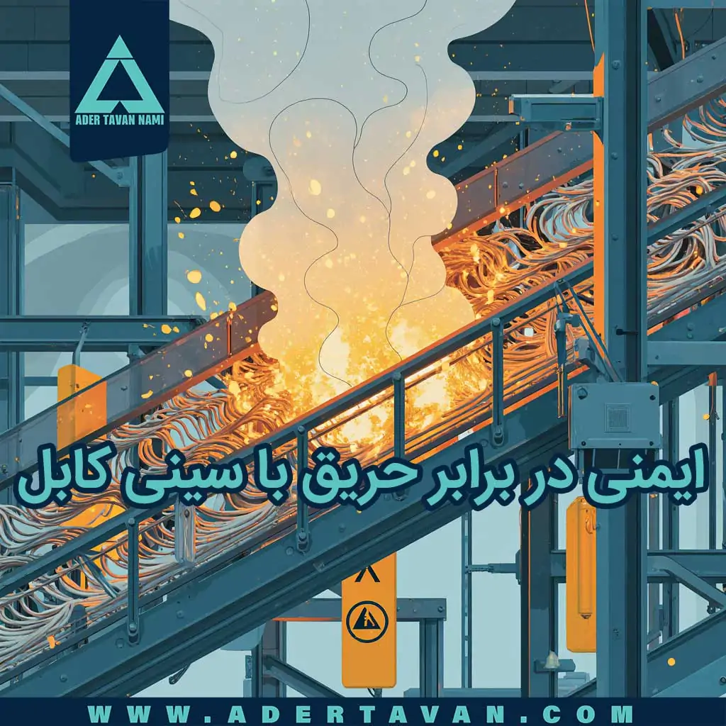 ایمنی در برابر حریق با سینی کابل