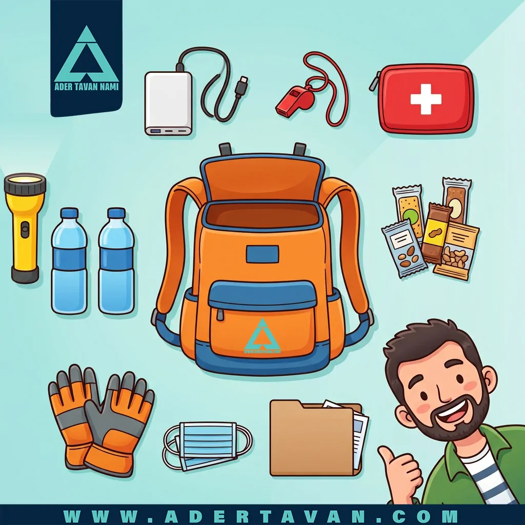 کیف اضطراری برای آتش سوزی زلزله